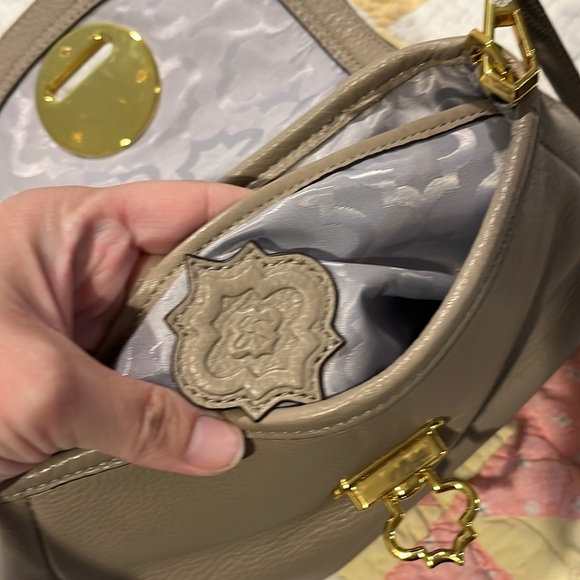 Oryany Taupe Leather Bag - Picture 10 of 10